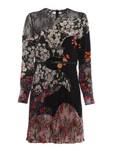 Valentino 2010 floral silk dress